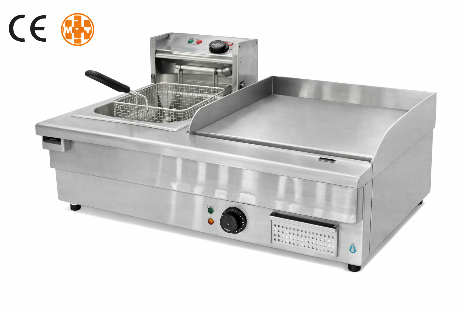 SC-828 – Kombinerat stekbord och fritös